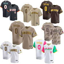 hot Sd Padres Samad Taylor #0 ALL OVER PRINT Jersey ALL SIZE S-5XL picture