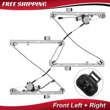 2x Front Left & Right Power Window Regulator w/ Motor for Chevy Silverado 1500 picture