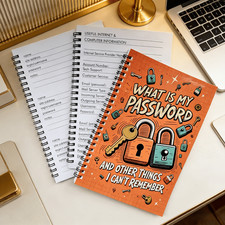 Password Keeper Book - Securely Store Wi-Fi, Email & Website Credentials picture