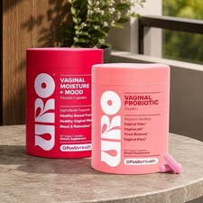 NEW URO Health Bundle Vaginal Moisture & Mood 60ct + Vaginal Probiotics 60ct- picture