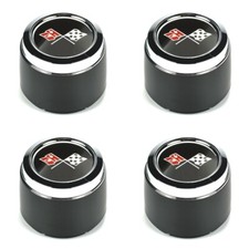 1973-1979 CHEVROLET CORVETTE ALUMINUM WHEEL HUB CENTER CAPS SET NEW 1973-1982 picture