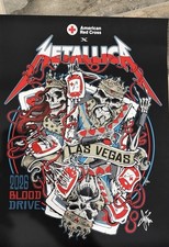 Metallica SPHERE 2026 Vegas Blood Drive Black Box Signed By Squindo The artist picture