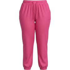 Women's 4x pink Mid-Rise Wide Leg Linen Pull-On Pants - A New Day picture