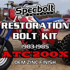 Honda 200X 1983-1985 Restoration Bolt Kit - Engine, Body, Frame, Forks Fasteners picture