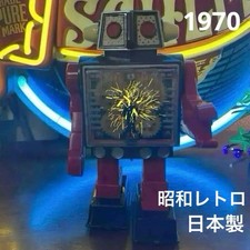 Vintage Horikawa Wind-Up Friction Gear Robot Toy Japan picture