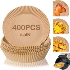 400PCS Air Fryer Disposable Paper Liners, 6.3In Round Air Fryer Parchment Paper picture