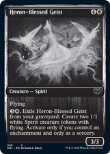 2022 Magic: The Gathering: DBL - Heron Blessed Geist (#286, C, Near Mint) picture