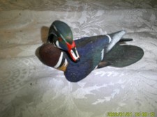 MINATURE NATURE'S WINDOW WOOD DUCK CANARD HOPPE ROGER DESJARDINS picture