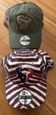 NEW NFL 9TWENTY New Era HOUSTON TEXANS Camo Adjustable Strapback Cap Hat zubaz picture