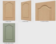 Unfinished Cabinet Doors  Shaker Raised Arch picture