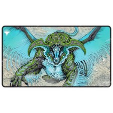 Tarkir Dragonstorm Ureni, the Song Unending Black Stitched Playmat picture