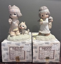 Precious Moments E-1380/G Original 21 GIRL ONLY 1977 Taiwan Box picture