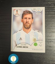 Messi Sticker Rusia 2018 #276 (Impreso en Brazil). Pink reverse picture