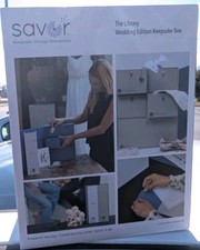 Savor Keepsake Storage Reinvented The library wedding keepsake Rare Bridal Set picture