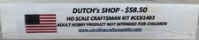 Carolina Craftsman CCK1483 Dutch's Shop HO Scale OOP picture