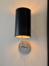 Two (2) Thomas O'Brien for Visual Comfort Ziyi Polished Nickel Sconce(s) Lights picture