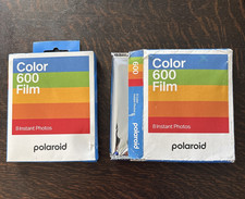 LOT of  2 Polaroid Color 600 Film Single Packs (2x8 Photos) NEW Exp 1/26 $0 Ship picture
