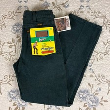 Vintage Wrangler Cowboy Cut Slim Fit Jeans 29x30 USA Made Deadstock Western picture