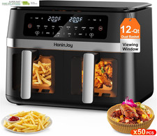 10-In-1 Digital Touchscreen Double Zone Air Fryers, Synccook to Bake,Roast,Rehea picture
