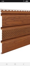 Vinyl Soffit Woodgrain Colors Vented 10 Pieces Pack  picture