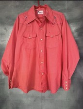 Vintage 1970s Rappers by Washington Mfg. Co.Embroidered Western Pearl Snap Shirt picture