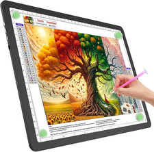 A4 Light Board for Diamond Painting, Super Bright Magnetic Light Pad picture