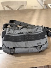 5.11 Tactical 511 Rush Grey and Black Messenger Bag Lima 12L picture
