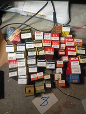 Lot of 50 Vintage Vacuum Tubes - Mixed RCA, Sylvania, GE & CBS - Untested picture