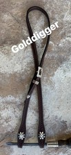 Stunning Single Buckle Headstall With Montana Silversmiths Buckle Daisy Conchos picture