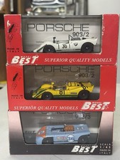 3 car lot 1:43 MODEL BEST race cars PORSCHE 908/2 908/3 #9034 #9066 #9073 Italy picture