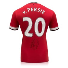 Robin Van Persie Signed Original Manchester United 2014-15 Football Jersey picture