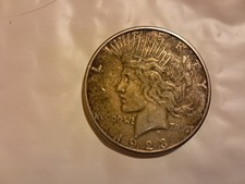 1923 Peace Silver Dollar $1 90% Silver United States Coin Liberty PEACE picture