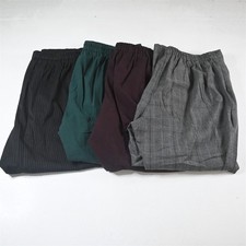 Lot 4 Catherines 2X (22W-24W) Black Gray Green Red Refined Pull On Flared Pants picture