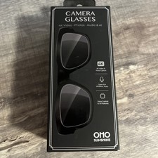 OhO sunshine Bluetooth Audio & CAMERA 4k VIDEO Ai Glasses AI69BLKC BRAND NEW picture