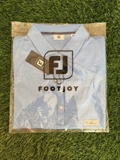 FootJoy WOMEN’S Short Sleeve Shirt Light Blue Medium NWT CG-642 picture