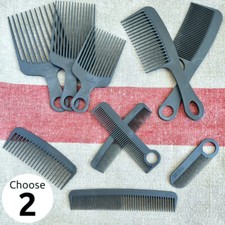 Choose any Two (2) carbon fiber Chicago Combs, Made in USA, anti-static, premium picture