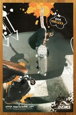 2004 ADIO BAM V2 Shoes Vintage Print Ad Bam Margera Skateboard 13x19 Poster picture