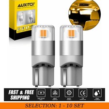 2-20X T10 194 3030 Amber LED License Plate Dome Clearance Light Bulb Amber 2US2T picture