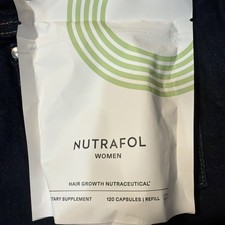 Authentic Nutrafol Women's Thinning Hairloss Capsule x120 - 6/27 Refill Bag picture