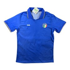 Italy 1990 World Cup Home Jersey - Retro Vintage Shirt - Men Size Large - New picture
