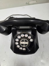Vtg 1940s Made in USA Monophone Bakelite Rotary Dial Desk Telephone picture