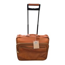 Hartmann 4700  USA Luggage Belting Leather Wheeled Garment Bag Exc. Cond picture