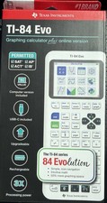 New Texas Instruments TI-84 Evo Graphing Calculator In White picture