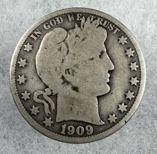 RARE Beautiful 1909-O U.S. Barber Half Dollar (SILVER) KM 116 picture