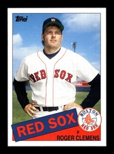 ROGER CLEMENS ⚾ 2006 Topps #181 Rookie of the Week 1985 Design Boston Red Sox picture