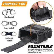 Tactical Handcuff Case Fits Most Standard Size Handcuffs, Molle Handcuff Holster picture