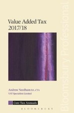 Value Added Tax 2017/18 (Core Tax Annuals) By Andrew Needham picture
