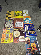Vintage 1950s-1970s Craft Art Drawing Anatomy Instructional Booklet Lot of 10 picture