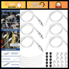 4-Pack Brake Bleeder Hose Kit with One-Way Check Valves for Easy Fluid Change picture