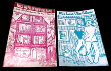 2 LOT~1959/1966 THIS WEEK NEW ORLEANS MAGAZINES~GREAT ADV~CLUB MY-O-MY/DRAG SHOW picture